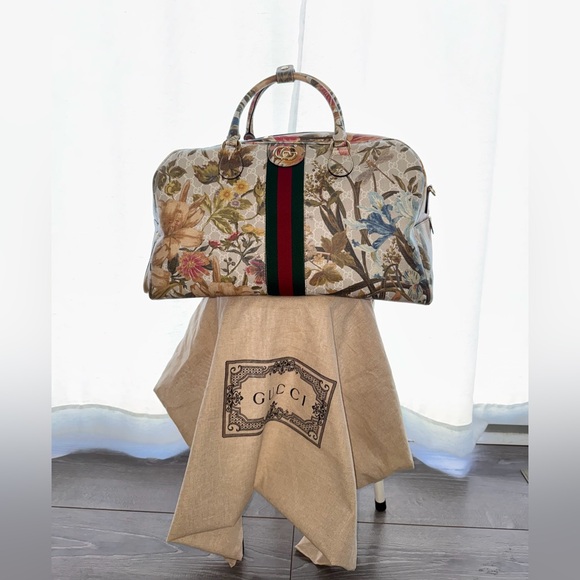 Gucci Floral Duffle Bag - Picture 16 of 16